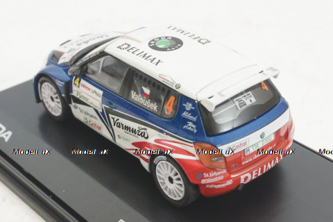 Skoda Fabia Super 2000, Valasska Rally 2000, #4, Abrex 1:43