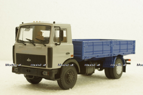 Маз-5337 борт 1987, сірий/синій, 100422, АвтоИстория 1:43