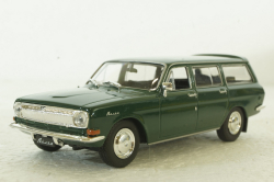 Газ-2402 Волга, (ЗАПАКОВАННАЯ), темно-зеленый, Автолегенды СССР №65 1:43