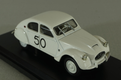 Citroën 2CV Dagonet 1956 Rallye des Charentes 50, white, 151396, Norev 1:43