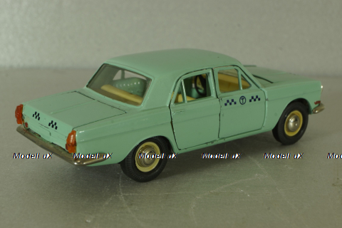 Газ-24, такси бирюзовая, июль 86г., Тантал/Радон 1:43