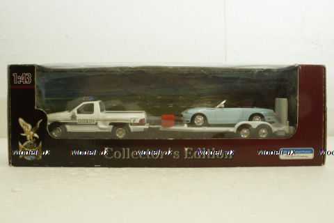 Ford F150 Police with trailer, 94601G,  Yat Ming 1:43