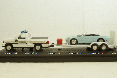 Ford F150 Police with trailer, 94601G,  Yat Ming 1:43