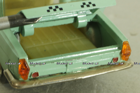 Газ-24, такси бирюзовая, июль 86г., Тантал/Радон 1:43