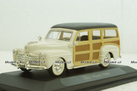 Ford Woody 1948 white, Yat Ming 1:43