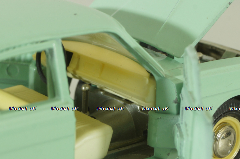 Газ-24, такси бирюзовая, июль 86г., Тантал/Радон 1:43