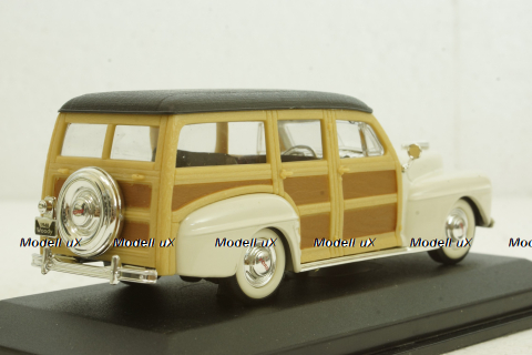 Ford Woody 1948 white, Yat Ming 1:43