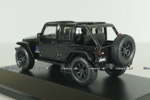 Jeep Wrangler Unlimited Mopar Edition 2014, black, 86076, Greenlight 1:43