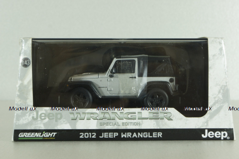 Jeep Wrangler Trail Rated 4x4 2012, silver, 50924, Greenlight 1:43