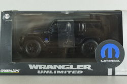 Jeep Wrangler Unlimited Mopar Edition 2014, black, 86076, Greenlight 1:43