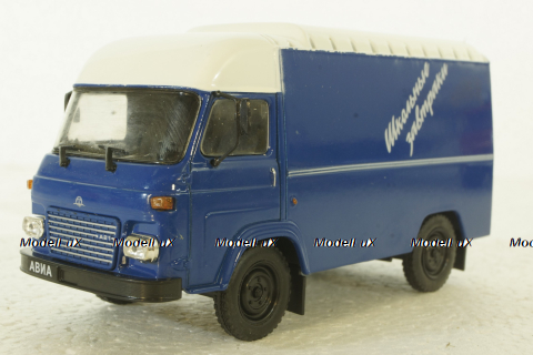 Avia-21F, школьные завтраки, синий, Автомобиль на службе 1:43