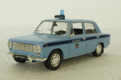 Ваз-2101 Жигули, ГАИ, голубой, Автолегенды СССР 1:43