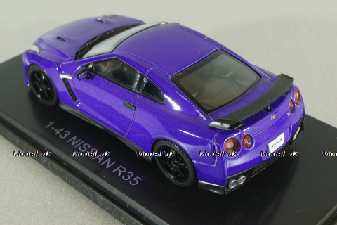 Nissan Skyline GT-R (R35), violet, EBBRO 1:43