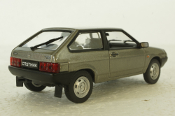 Ваз-2108, Спутник, серебристый металлик, Автолегенды СССР 1:43