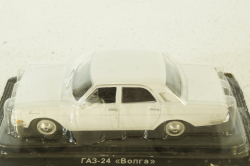Газ-24 Волга, белая, Автолегенды СССР 1:43