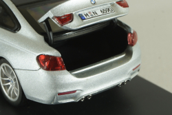 BMW M4 Coupe (F82) 2014, silver, Herpa 1:43