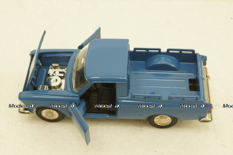 Москвич-пикап, синий, Агат 1:43