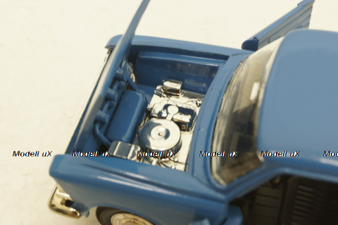 Москвич-пикап, синий, Агат 1:43