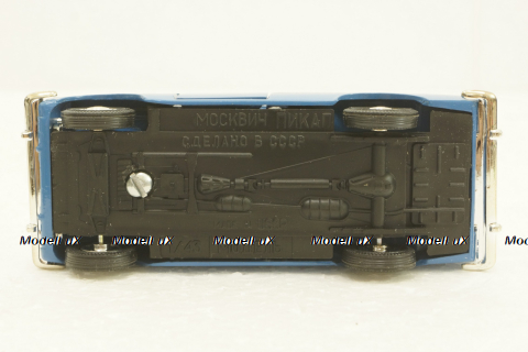 Москвич-пикап, синий, Агат 1:43