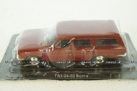 Газ-2402 Волга, красная, Автолегенды СССР 1:43