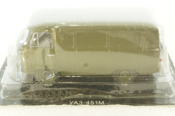 Уаз-451М, зеленый,  (ЗАПАКОВАННАЯ)  Автолегенды СССР №106, 1:43