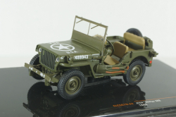 Jeep Willys MB 1943, olive, CLC567, IXO 1:43