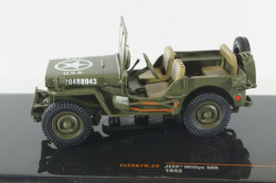 Jeep Willys MB 1943, olive, CLC567, IXO 1:43