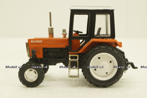 МТЗ-80 Трактор Беларусь, оранжевый, Торговый дом МТЗ-ЕлАЗ  1:43 хром!