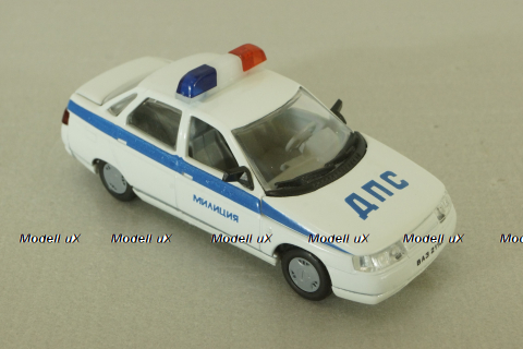 Ваз-2110 Жигули, (Lada 110) милиция, Тантал/Радон 1:43