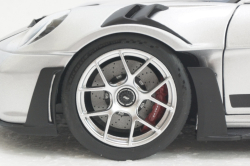 Porsche 911 GT3 RS, GT-Silvermetallic, 2022, 187366, Norev 1:18