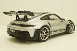 Porsche 911 GT3 RS, GT-Silvermetallic, 2022, 187366, Norev 1:18