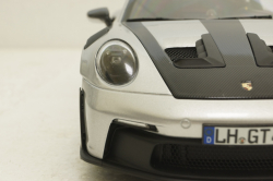 Porsche 911 GT3 RS, GT-Silvermetallic, 2022, 187366, Norev 1:18