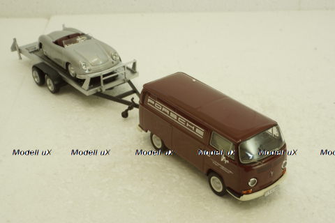 Volkswagen T2a + trailer Porsche,  11263, Premium Classixxs 1:43