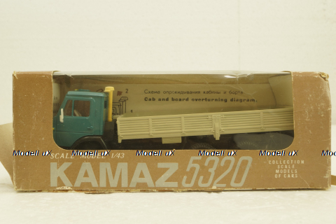 Камаз-5320 бортовой, зеленый, Арек 1:43