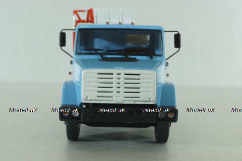 МКМ-2 (4333) мусоровоз МКМ-2, на шасси Зил-4333, син/серый, Автоистория 1:43