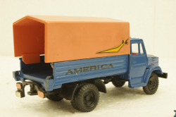 Зил-4331, синий/оранжевый #2, з-д Вега 1:43