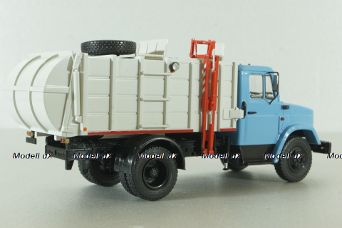 МКМ-2 (4333) мусоровоз МКМ-2, на шасси Зил-4333, син/серый, Автоистория 1:43
