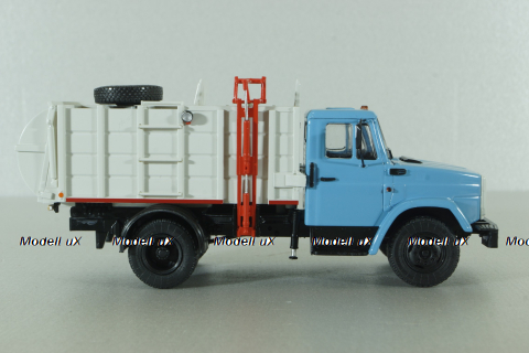 МКМ-2 (4333) мусоровоз МКМ-2, на шасси Зил-4333, син/серый, Автоистория 1:43