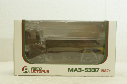 Маз-5337 борт 1987, хаки, АвтоИстория 1:43
