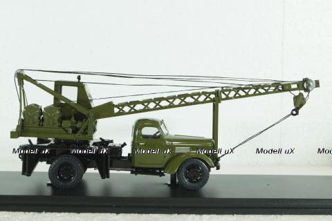 Автокран АК-75 (на шасси ЗИЛ-164) хаки, SSM1130, SSM 1:43
