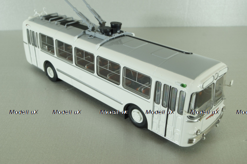 Зиу-5, троллейбус, белый, DEMPRICE 1:43