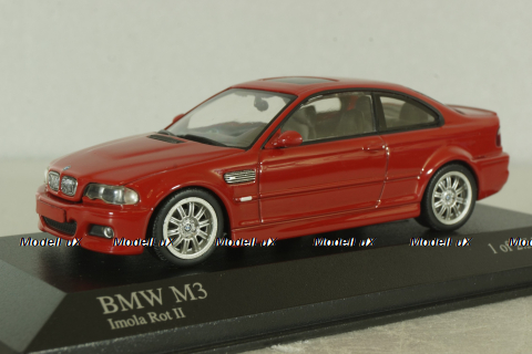 Bmw M3 (E46) 2001, red, 431020022, Minichamps 1:43