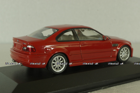 Bmw M3 (E46) 2001, red, 431020022, Minichamps 1:43