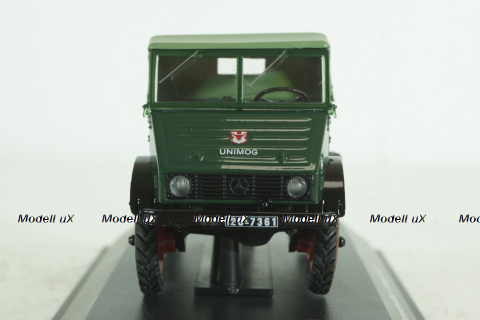 Mercedes Unimog 401, green, Schuco 1:43