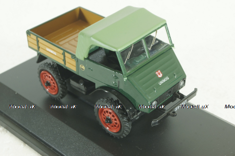 Mercedes Unimog 401, green, Schuco 1:43