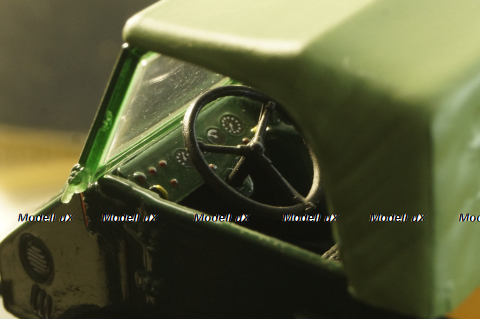 Mercedes Unimog 401, green, Schuco 1:43