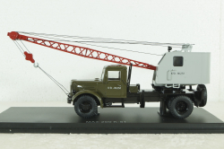Маз-200 К-51, зеленый/серый, автокран, SSM1164, SSM 1:43
