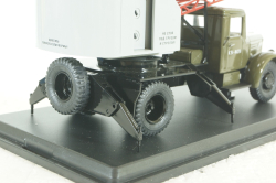 Маз-200 К-51, зеленый/серый, автокран, SSM1164, SSM 1:43