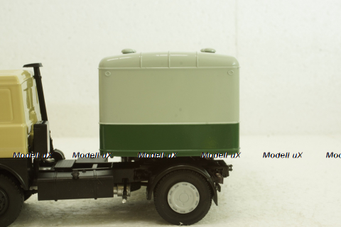 Маз-5217 напівпричеп зелений/сірий, 101111, АвтоИстория 1:43