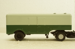 Маз-5217 напівпричеп зелений/сірий, 101111, АвтоИстория 1:43